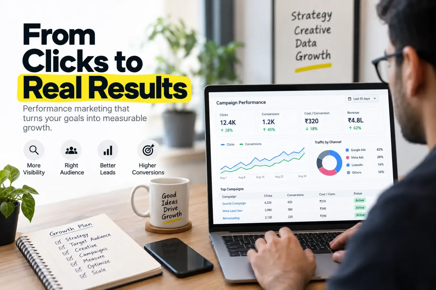 What is performance marketing campaign strategy and analytics