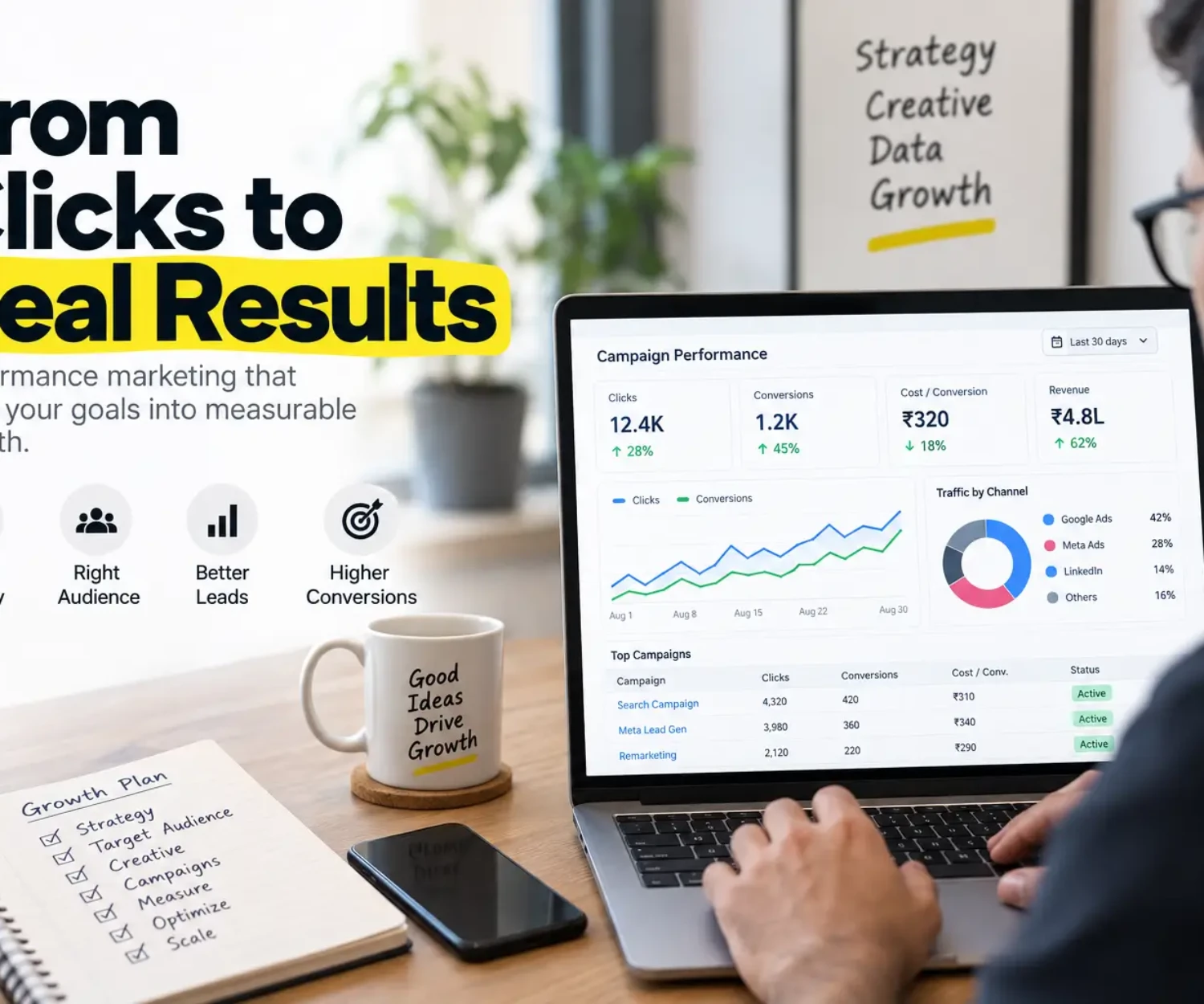 What is performance marketing campaign strategy and analytics